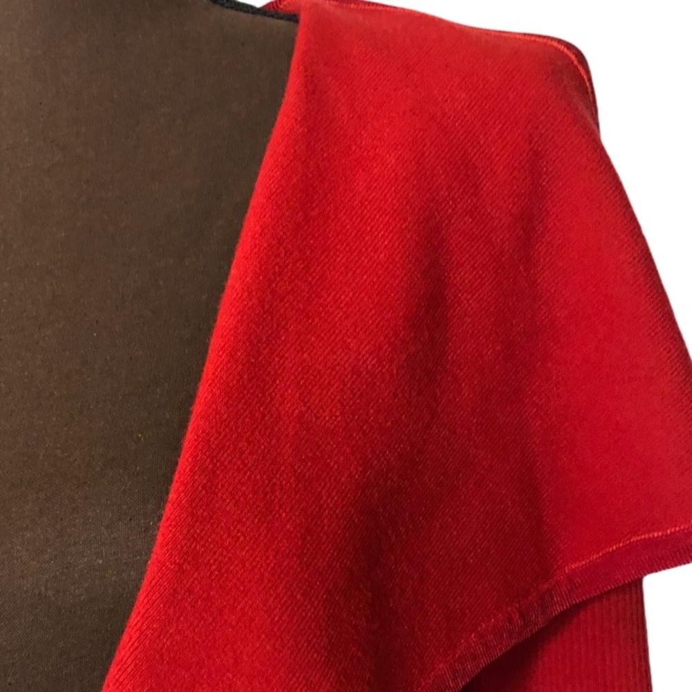 CACHE Long Sleeve Wide Neck Red Cardigan Sweater - Picture 4 of 10